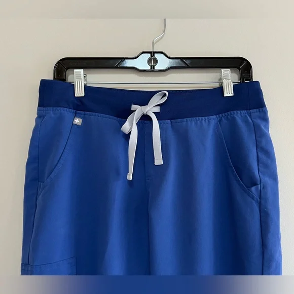 FIGS Zamora Jogger Scrub Pants in Limited Edition Denim Blue (PO# 1660), S/P - Picture 5 of 10